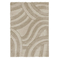 Béžový ručně tkaný koberec z recyklovaných vláken 80x150 cm Velvet – Flair Rugs