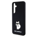 Zadní kryt Karl Lagerfeld Liquid Silicone Choupette NFT pro Samsung Galaxy S24+, black