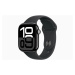 Apple Watch Series 10 GPS + Cellular 46mm Klavírně černý hliník s černým sportovním řemínkem - S