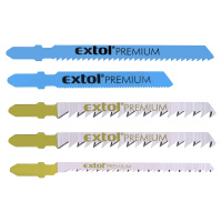 Plátky do přímočaré pily (5ks) EXTOL PREMIUM HSS,HCS,Bi-metal 8805100