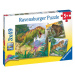 RAVENSBURGER - Dinosauři a čAction Series Mini 3x49 dílků