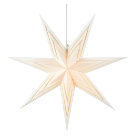 Bílá závěsná světelná dekorace s vánočním motivem ø 70 cm Sombra – Markslöjd