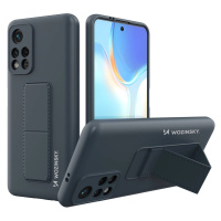 Wozinsky Kickstand Case silikonové pouzdro se stojánkem pro Xiaomi Poco M4 Pro 5G navy blue