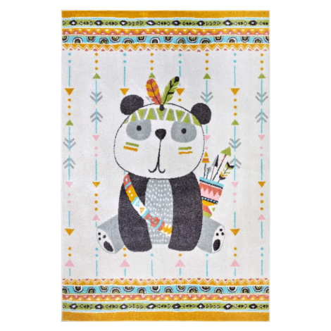 Krémový dětský koberec 120x170 cm Panda – Hanse Home