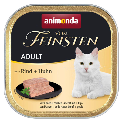 Animonda Vom Feinsten Adult hovězí a kuřecí 32x100g