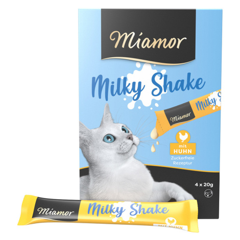 Miamor Milky Shake snack, 24 x 20 g - 20 + 4 zdarma - Shake Chicken