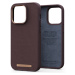 NJORD Genuine Leather Case iPhone 14 Pro Dark Brown