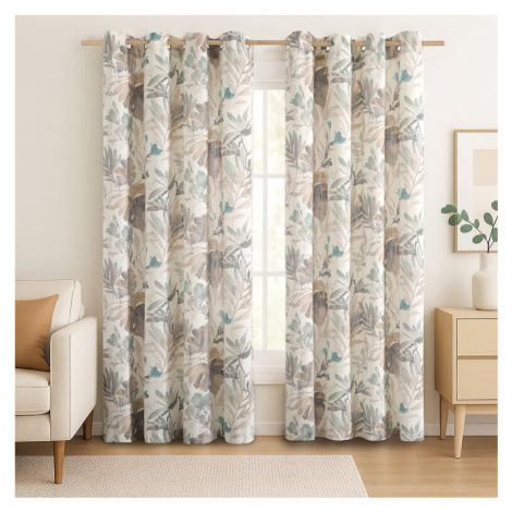 Dekorační závěs CELESTA hnědý 135 x 250 cm 1 ks decoDoma