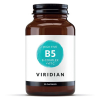 Viridian High Five B5 B Complex + Vit C 30 kapslí