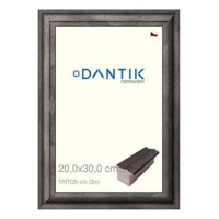 DANTIK rámeček 20 × 30, TRITON cín sklo čiré