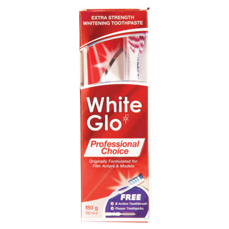 White Glo profesionální bělící zubní pasta150g