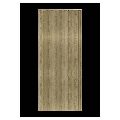 HOPA Plastové shrnovací dveře Matrix plné borovice rustikální 87 x 200 cm