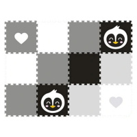 Vylen Hrací pěnové puzzle do dětského pokoje 12 dílů TUČŇÁK SE SRDCEM