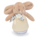 Plyšový zajíček Musical Night Light Sand Beige Doudou et Compagnie s hudbou bílým šumem a světle