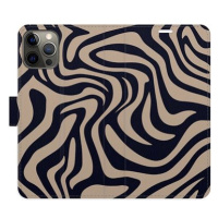 iSaprio Flip pouzdro Zebra Black 02 pro iPhone 12/12 Pro