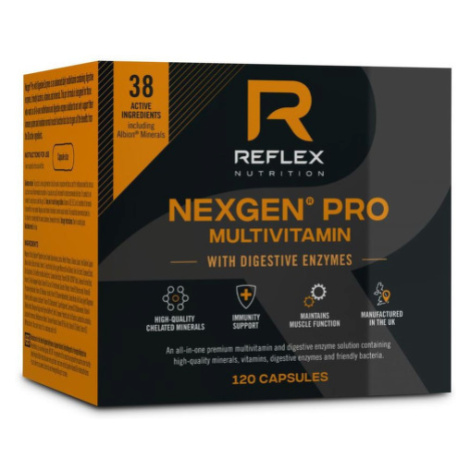 Reflex Nutrition Nexgen PRO multivitamín Digestive Enzymes 120 kapslí