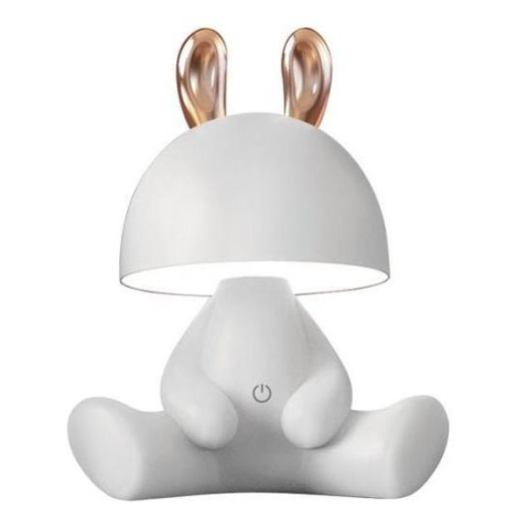 Zuma Line Zuma Line KDR-6301-WH - LED Dětská dotyková stolní lampa BUNNY LED/3W/230V