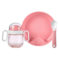 MEPAL - Dětská jídelní sada Mio 3-dílná Deep Pink