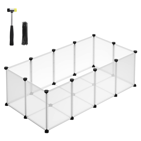 SONGMICS Ohrádka pro drobná zvířata Femino čirá