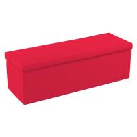 Dekoria Čalouněná skříň, červená, 90 x 40 x 40 cm, Quadro, 136-19
