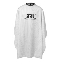 JRL White Classic Styling Cape (AP16014-A) - bílá pláštěnka s černými pásky