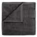 Gözze Froté ručník BIO, 50 x 100 cm, 100 % bavlna (antracitová)