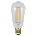 Teplá LED stmívatelná filamentová žárovka E27, 4 W Soft Glow – Star Trading