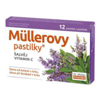 DR. MÜLLER Müllerovy pastilky se šalvějí a vitaminem C 24 ks