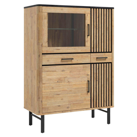 Landscape VYSOKÁ KOMODA, akácie, černá, barvy akácie cm