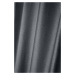 Dekorační závěs "BLACKOUT" zatemňující s kroužky EDIMBOURGH (cena za 1 kus) 140x260 cm, antracit