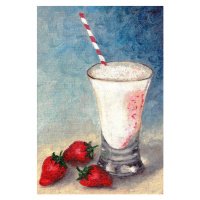 Ilustrace Strawberry Juice, mspoli, 26.7 × 40 cm