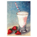 Ilustrace Strawberry Juice, mspoli, 26.7 × 40 cm