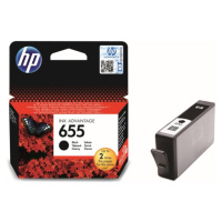 HP 655 Black Ink Cartridge Černá