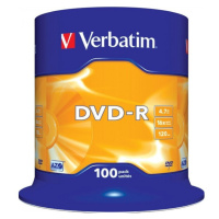 VERBATIM DVD-R(100 ks)Spindle/General Retail/16x/4.7GB