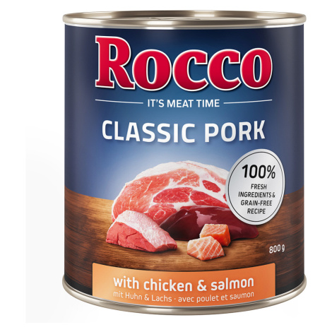 Rocco Classic Pork 6 x 800 g - kuřecí a losos