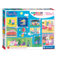 Clementoni - Puzzle Prasátko Peppa 10v1