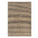 Ručně tkaný kusový koberec z juty 120×180 cm přírodní a černý