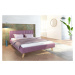 FDM Čalouněná manželská postel HEAVEN | 140 x 200 cm Barva: Béžová