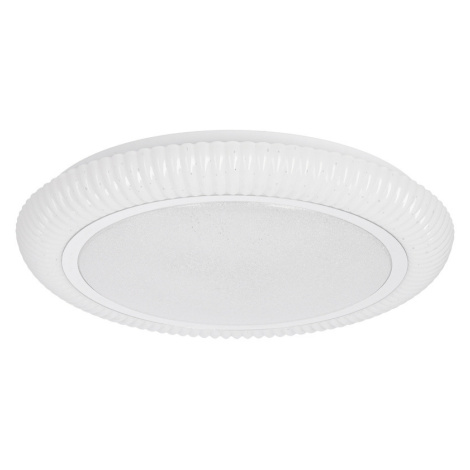 Stropní lampa GILLY, plafond, 38cm, 24W LED, 4000K, stínidlo, bílá+chrom CANDELLUX