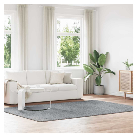 vidaXL Koberec Shaggy s vysokým vlasem NAVARRA světle šedý 200x290 cm