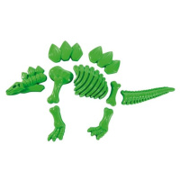 EDUPLAY Stegosaurus zelený set formiček na písek