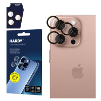 3mk ochrana kamery HARDY Lens Protection Pro pro Apple iPhone 16 Pro /16 Pro Max, hnědá