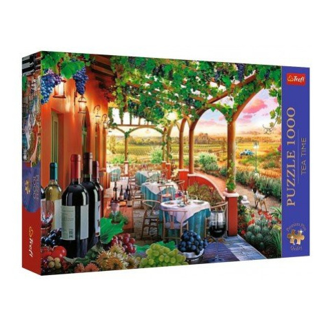 Puzzle Premium Plus - Čajový čas: Italská vinice 1000 dílků 68,3x48cm v krabici 40x27x6cm Trefl