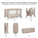 KINDERKRAFT Postýlka cestovná Joy 2 Beige