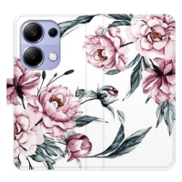 iSaprio flip pouzdro Pink Flowers pro Xiaomi Redmi Note 13 Pro