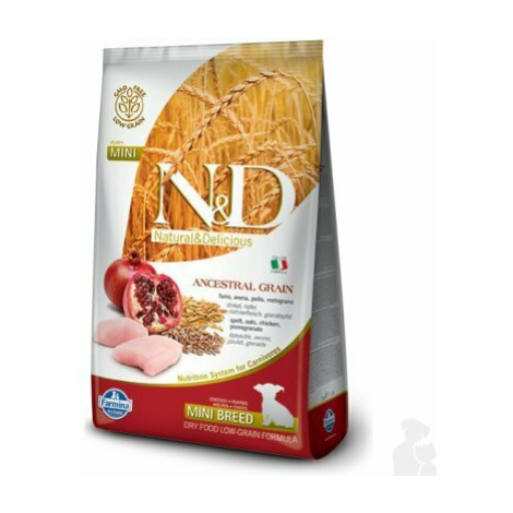 N&D LG DOG Puppy Mini Chicken & Pomegr 2,5kg