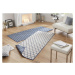 NORTHRUGS - Hanse Home koberce Kusový koberec Twin-Wendeteppiche 103119 blau creme – na ven i na