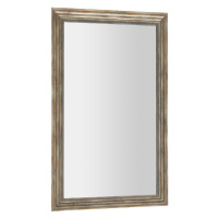Sapho DEGAS zrcadlo v dřevěném rámu 616x1016mm, černá/starobronz