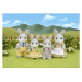 Sylvanian family Rodina šedých králíků