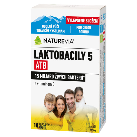 NatureVia Laktobacily 5 ATB cps.10